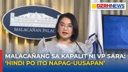 Malacañang, tumangging pag-usapan ang posibleng kapalit ni VP Sara sakaling mapatalsik