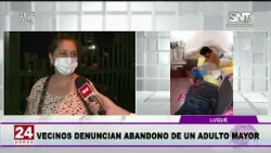 Indignación en Luque: denuncian abandono de un adulto mayor Indignación en Luque: denuncian abandono de un adulto mayor