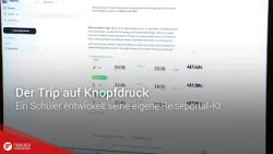 Der Trip auf Knopfdruck: Ein Schüler entwickelt seine eigene Reiseportal-KI