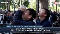 ?? ESCALADA HISTÓRICA | Alex Honnold trepa el edificio más imponente de Taiwán