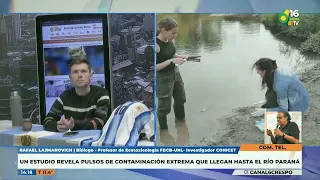 P6 Rafael Lajmanovich: A local study reveals pulses of extreme contamination reaching the