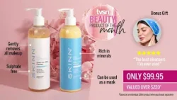 SKINN Non-Negotiables AM & PM Cleansing Duo! SKINN Non-Negotiables AM & PM Cleansing Duo!