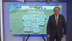 Snow showers on the way this afternoon