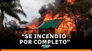 🔥🏚️ DEVASTATING FIRE IN COLÓN: Blaze completely destroys cabin complex on Route 135 🚨