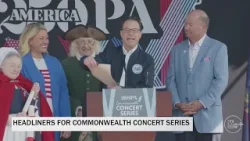 Shapiro announces headliners for Commonwealth Concert Series