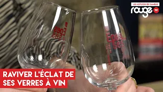 Reviving the shine of your wine glasses - Camille's Tips