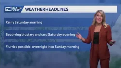 Cold, breezy and wet conditions near record on Gulf Coast over weekend as freeze warning issued