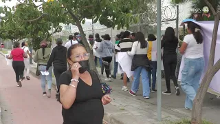 Periférico blocked in San Juan de Ocotán due to disappearance of three brothers