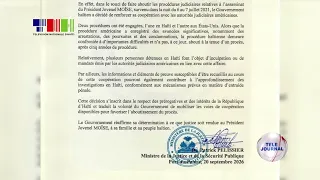 Ministry of Justice / Note on the transfer of the 17 Colombian defendants and Joseph Felix Badio
