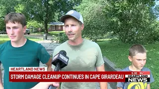 Storm cleanup, recovery efforts underway in Cape Girardeau