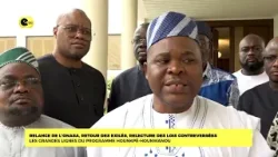 Relance de l'ONOSA, retour des exilés, relecture des lois contreversées Relance de l'ONOSA, retour des exilés, relecture des lois contreversées