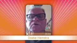 TV Oranje app videoboodschap - Doeke Hemstra