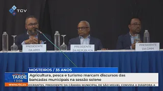 Agricultura, pesca e turismo marcam discursos das bancadas municipais na sessão solene