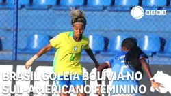 Brasil goleia Bolívia e se isola na liderança no Sul-Americano Feminino Sub-20 Brasil goleia Bolívia e se isola na liderança no Sul-Americano Feminino Sub-20