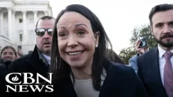 Machado Meets with President Trump as Congress Debates War Authority