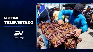 Crab fishing ban ends amid new curfew | Televistazo | Ecuavisa