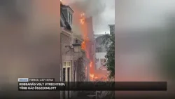 Robbanás volt Utrechtben, több ház összeomlott