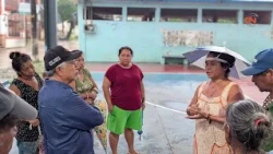 Juan Carlos Aguilar addresses the demands of Las Tunas residents in Benito Juárez