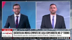 Datafolha: Lula lidera com 39%, mas empata tecnicamente com Flávio Bolsonaro