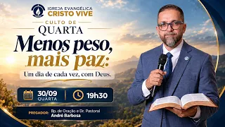 LESS BURDEN, MORE PEACE: ONE DAY AT A TIME WITH GOD. Wednesday 09/30/2026
