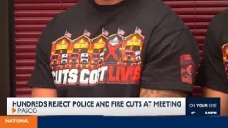 Hundreds of Pasco residents reject police, fire department cuts at budget meeting
