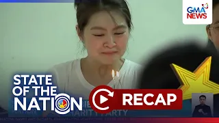 State of the Nation RECAP: Day off nina Amihan at Pagaspas...| SONA