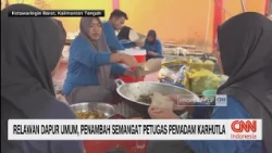 Relawan Dapur Umum, Penambah Semangat Petugas Pemadam Karhutla