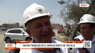 Trujillo: work begins on the northern entrance to Trujillo
