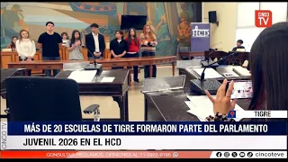 CINCO TV - TIGRE DELIBERATIVE COUNCIL OPENED ITS DOORS TO THE 2026 YOUTH PARLIAMENT