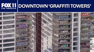 Cleanup set to begin at downtown LA's 'graffiti towers'