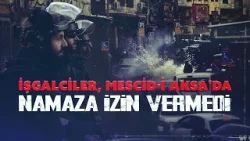 Filistinliler, katliamcı İsrail'in engellemelerine rağmen bayram namazını kıldı