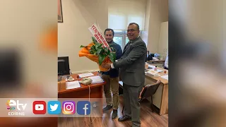 LÜTFÜ SERBEST RECEIVES HIS CERTIFICATE OF ELECTION