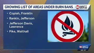 Rankin County added to growing list of burn bans