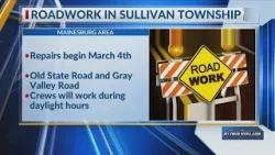 Roadwork coming up in Sullivan Township