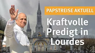 Leo XIV. in Lourdes: Gebet zu Unserer Lieben Frau und eine kraftvolle Predigt | Papstreise Aktuell