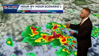 Isolated flood risk Friday and Saturday in southeast Louisiana and Mississippi. Here's the timing: