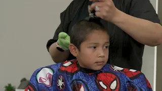 Local Barbershop Gives Back for Back-to-School