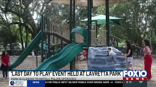 'Last Day to Play' event held Lavretta Park before major upgrades