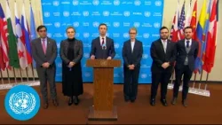 Libya - Joint Stakeout by Security Council signatories of Joint Pledges on Climate, Peace & Security