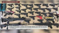 Child found living in Cloverdale home riddled with guns