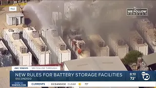 Escondido City Council to discuss new battery storage facility safety rules after 2024 fire
