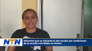 School Year Start Threatened Over Poor Conditions at Luis Weber School in Hostos