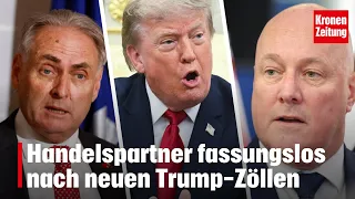 "Extremely disappointing": Trade partners stunned by new Trump tariffs | krone.tv NEWS