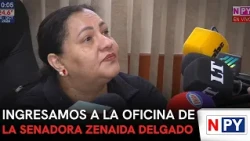 We enter Senator Zenaida Delgado's office