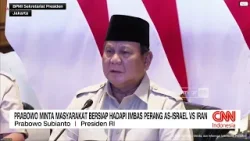 Prabowo Minta Masyarakat Bersiap Hadapi Imbas Perang AS–Israel vs Iran