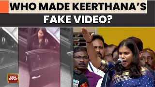Keerthana Slams Fake Video, Calls Out Cyberbullying of Women Leaders | India Today