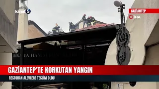 Alarming Fire in Gaziantep! Restaurant Succumbs to Flames