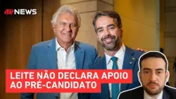 Eduardo Leite parabeniza Caiado pela pré-candidatura; Capez e Mehero comentam