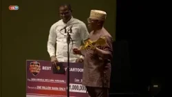 Dada Adekola wins Best Comedy Cartoonist at the Nigeria Comedy Awards 2023 - Maiden Edition