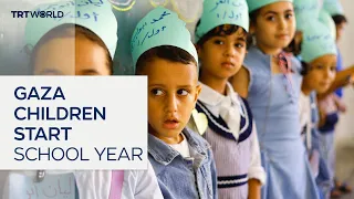 Palestinian children begin school year without classrooms
